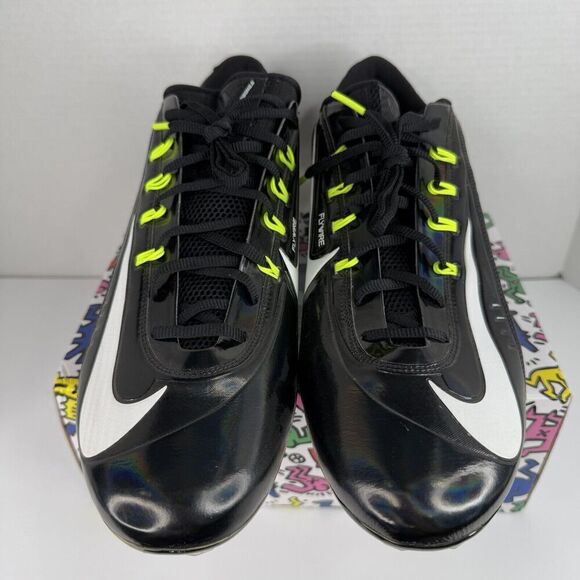 Nike Vapor Carbon‎ Elite Football Cleats Black White 631425-011 Men Size 16 main image 5